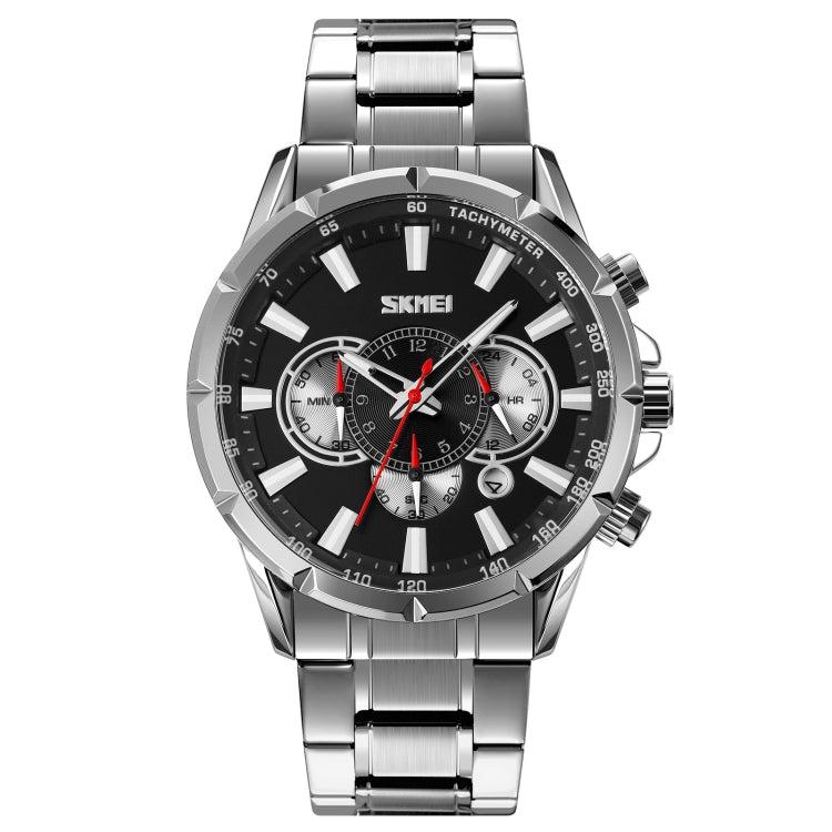 SKMEI 9241 Reloj Cronómetro Calendario Correa Acero