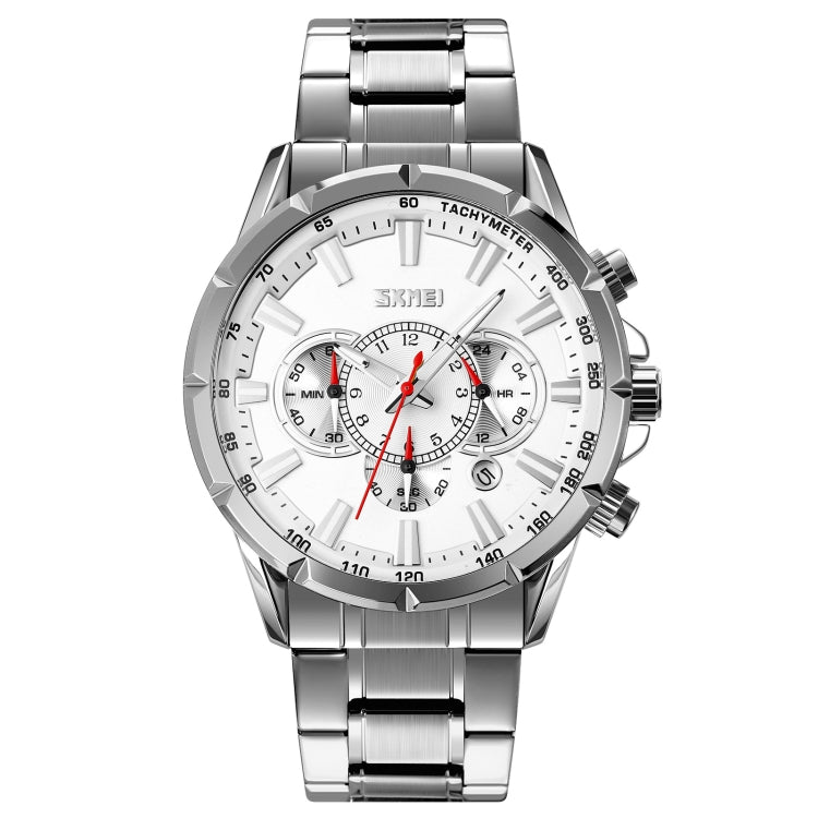 SKMEI 9241 Reloj Cronómetro Calendario Correa Acero