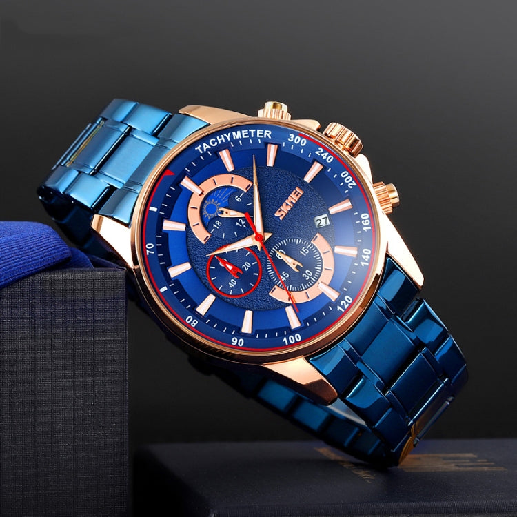 SKMEI 9250 Reloj Cronómetro Fase Lunar 30m Resistente
