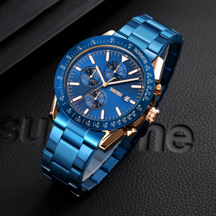 SKMEI 9253 Reloj Cronómetro Correa Acero Inoxidable