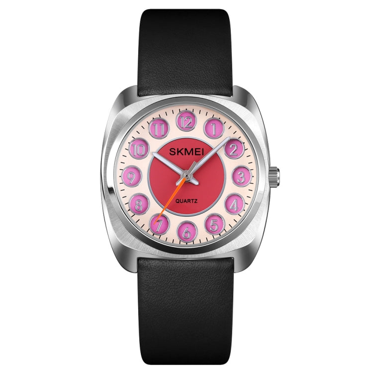 SKMEI Q029 Reloj Mujer Correa Cuero Elegante Diseño