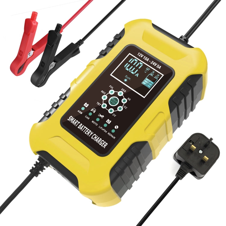 FOXSUR 10A 12V Cargador Batería Inteligente 7 Etapas
