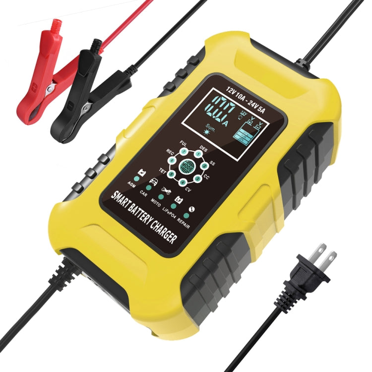 FOXSUR 10A 12V Cargador Batería Inteligente 7 Etapas