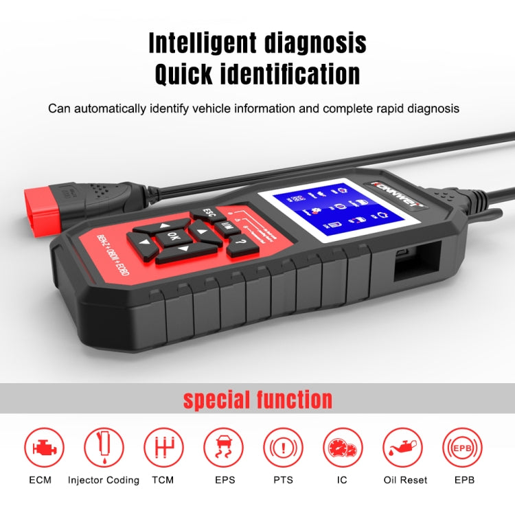 KONNWEI KW460 Diagnóstico Automotriz Lectura Códigos 12V