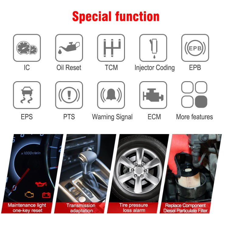 KONNWEI KW460 Diagnóstico Automotriz Lectura Códigos 12V