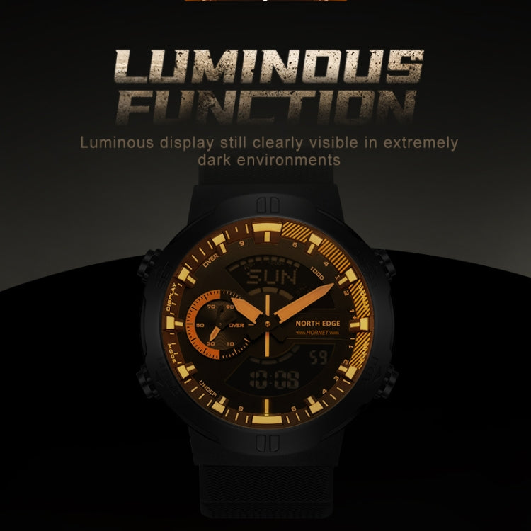 North Edge Hornet Reloj Deportivo Luminoso Resistente
