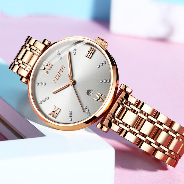 JIN SHI DUN 6533 Reloj Cuarzo Mujer Impermeable Elegante