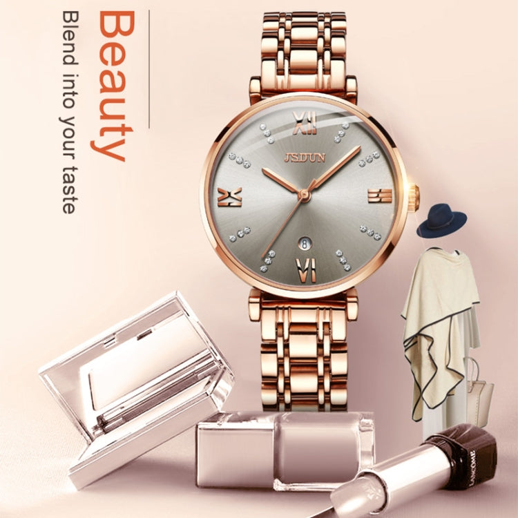 JIN SHI DUN 6533 Reloj Cuarzo Mujer Impermeable Elegante