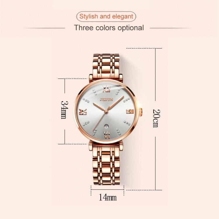 JIN SHI DUN 6533 Reloj Cuarzo Mujer Impermeable Elegante