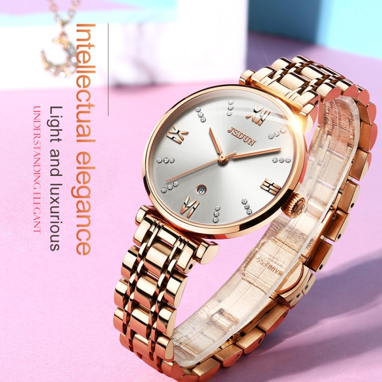 JIN SHI DUN 6533 Reloj Cuarzo Mujer Impermeable Elegante