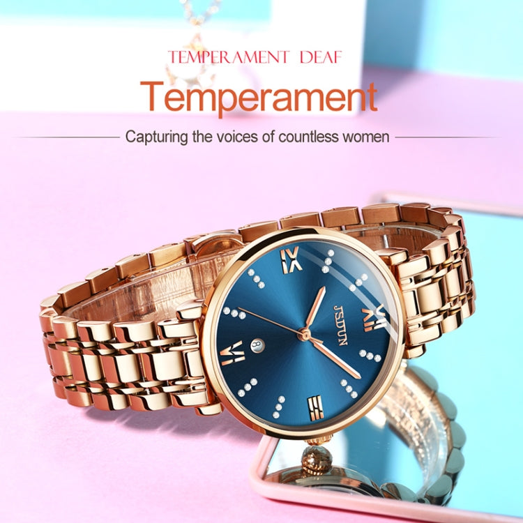 JIN SHI DUN 6533 Reloj Cuarzo Mujer Impermeable Elegante