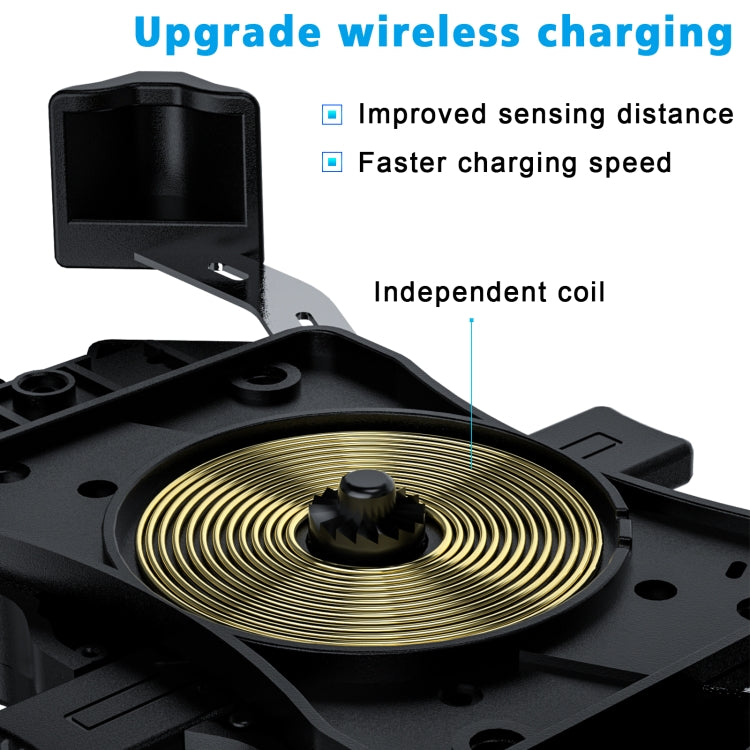 WUPP CS-1288A1 Soporte Coche Universal Carga Inalámbrica 10W Para Teléfono