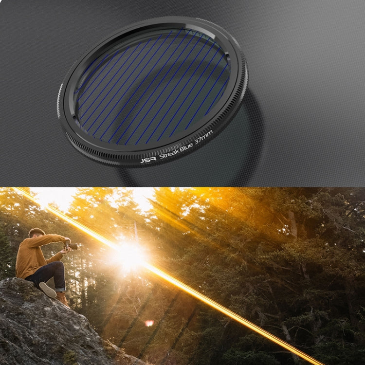 JSR Starlight Filtro De Lente Cámara Efecto Rayas Azules