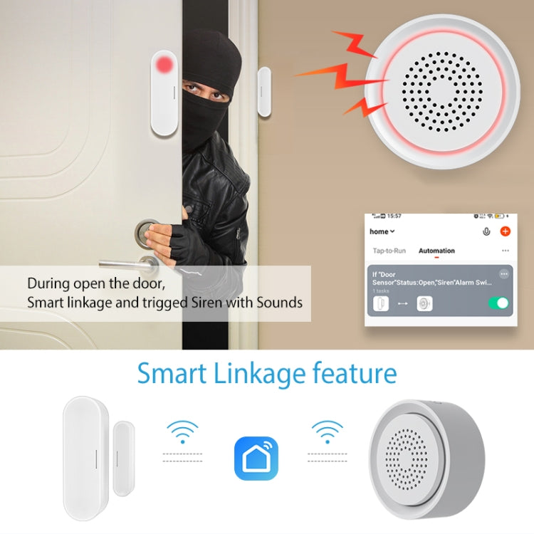 NEO NAS-AB03WT Alarma USB WiFi Con Sensor de Temperatura