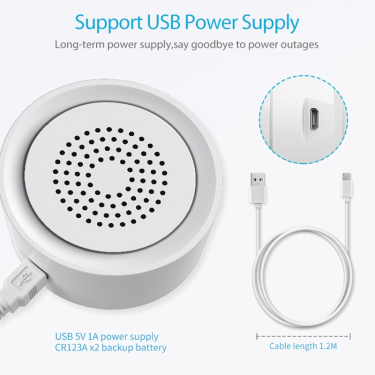 NEO NAS-AB03WT Alarma USB WiFi Con Sensor de Temperatura