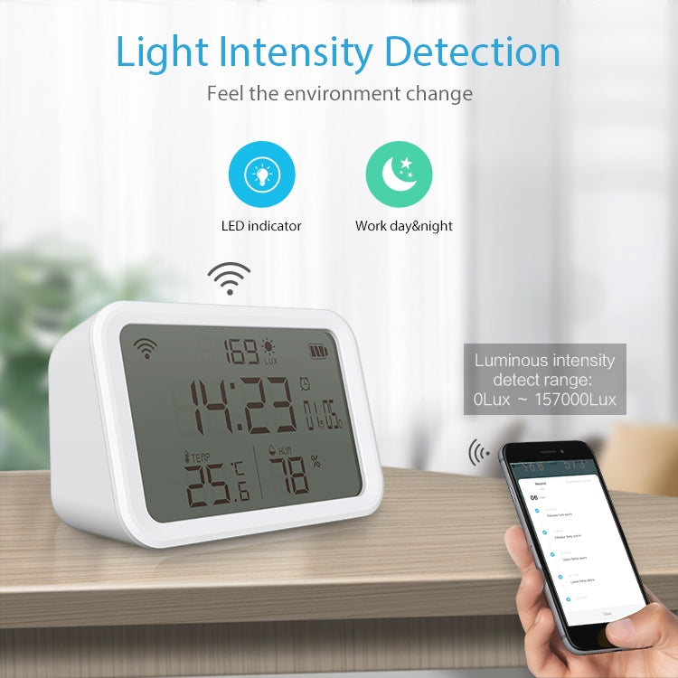 NEO NAS-CW01W Sensor WiFi 4 En 1 Temperatura Hogar Pro