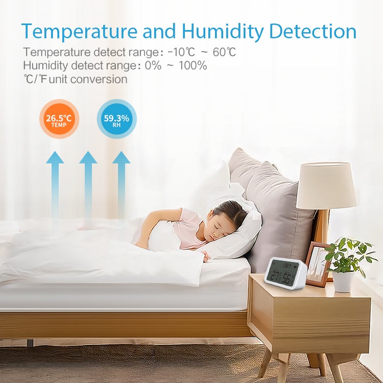 NEO NAS-TH02W Sensor 3 En 1 Temperatura Notificaciones
