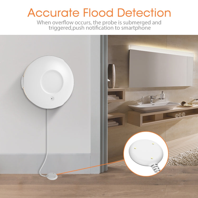 NEO NAS-WS02B ZigBee Sensor De Inundación Notificación Móvil