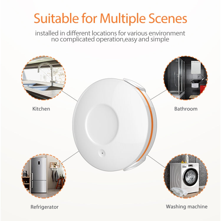 NEO NAS-WS02B ZigBee Sensor De Inundación Notificación Móvil