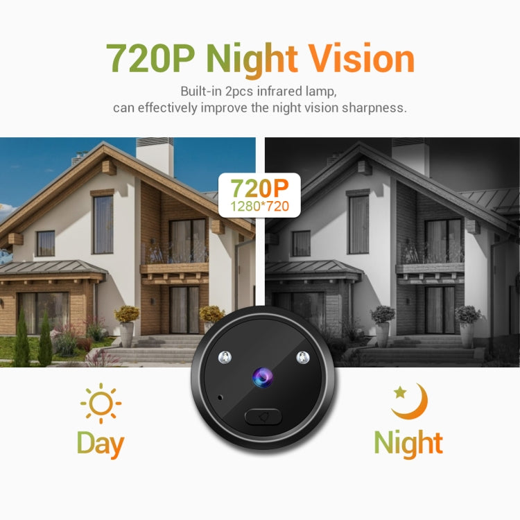 Escam C22 Visor De Puerta Digital Con Visión Nocturna
