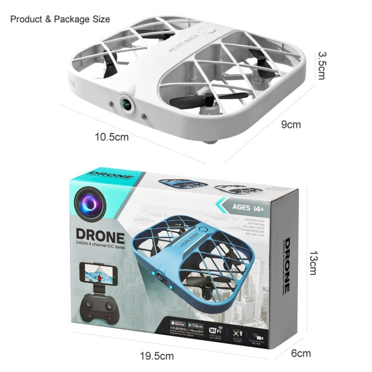 JJRC H107 Grid Mini Drone Cámara 4K Portátil de Bolsillo