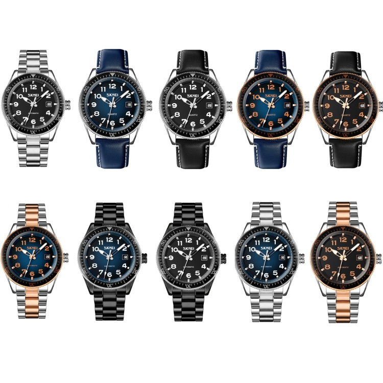 SKMEI 9232 Reloj Cuarzo Resistente Al Agua 30m Acero