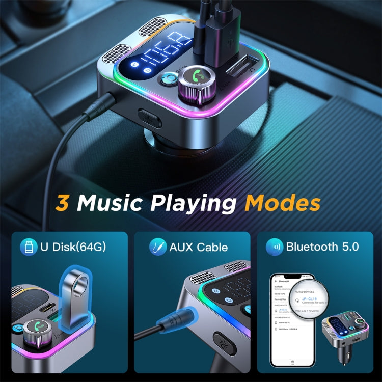 Joyroom JR-CL16 Transmisor FM Bluetooth Automóvil 48W Carga Rápida