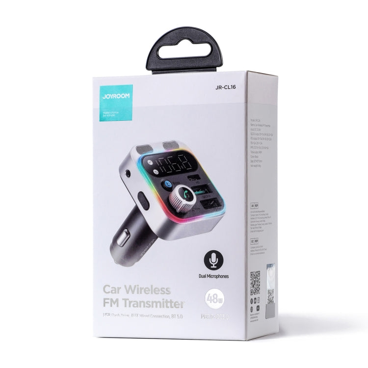 Joyroom JR-CL16 Transmisor FM Bluetooth Automóvil 48W Carga Rápida