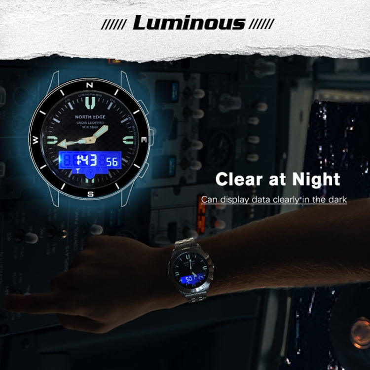 North Edge Snow-Leopard Reloj Inteligente Impermeable