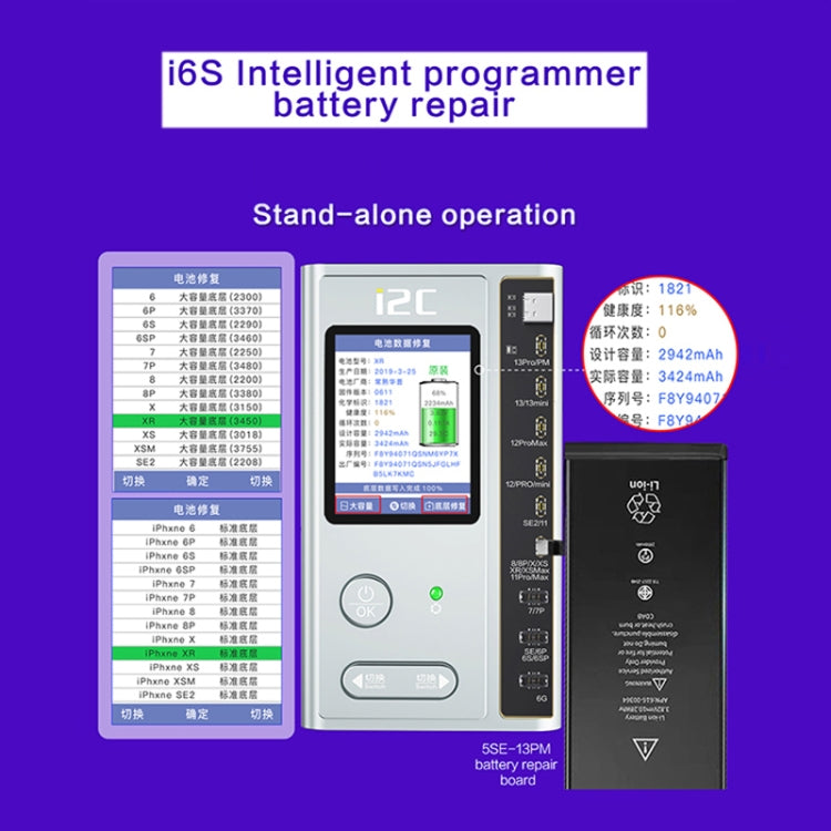 I2CTech i6S Conjunto de programador inteligente con placa de matriz de puntos