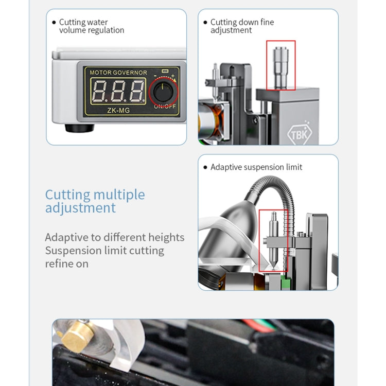 TBK 918 Máquina de Corte Rectificado Inteligente 2 En 1 Alta Precisión
