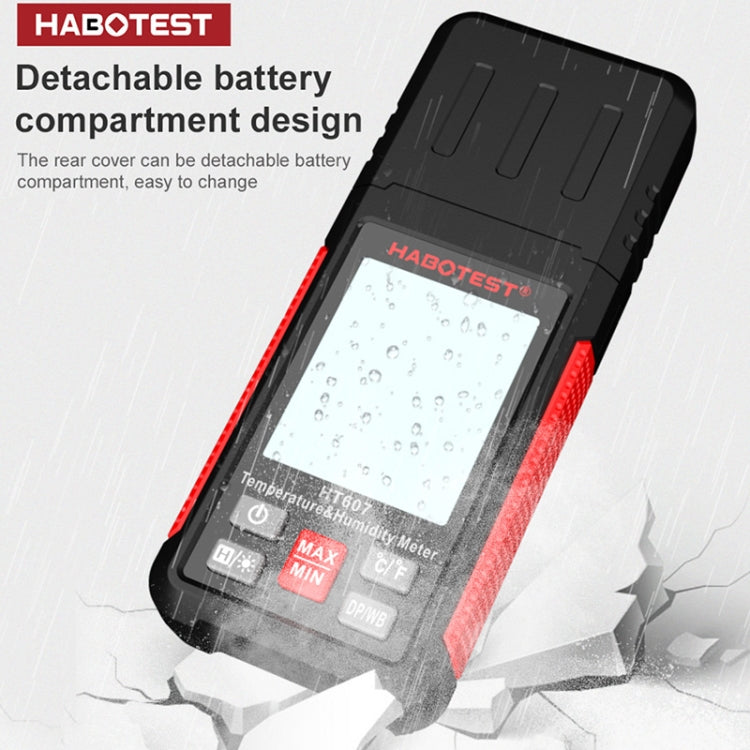 HABOTEST HT607 Probador Temperatura Humedad Precisión 1,5 C