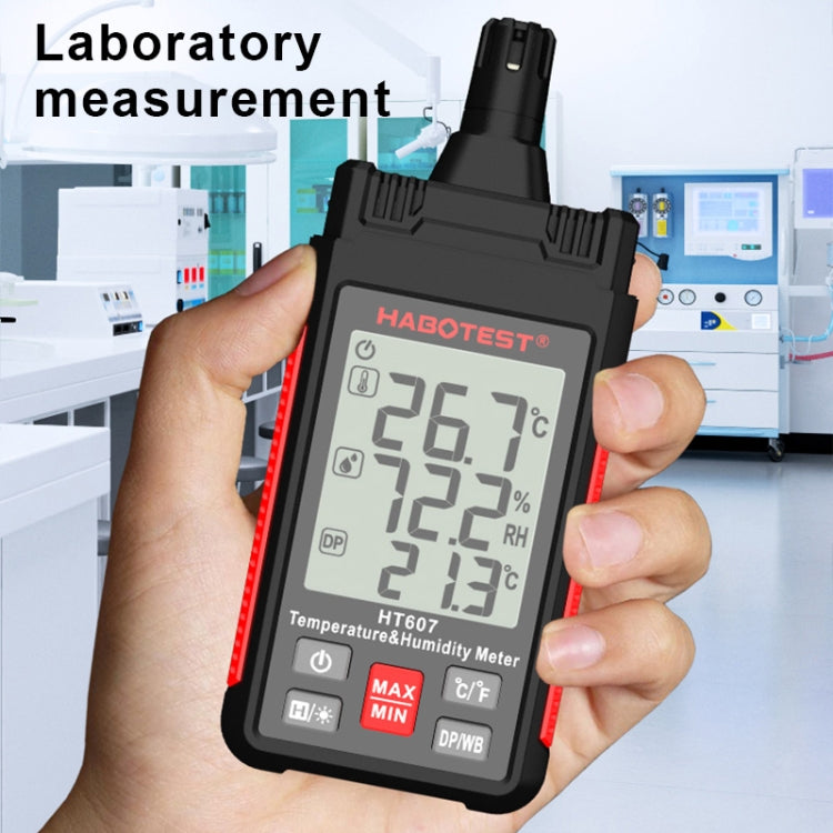 HABOTEST HT607 Probador Temperatura Humedad Precisión 1,5 C