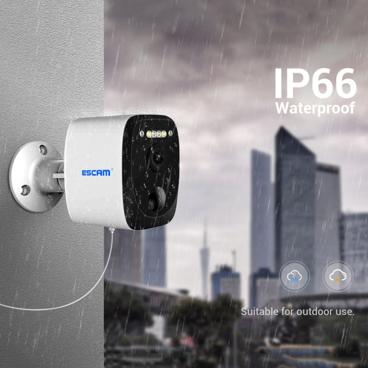 ESCAM QF370 Cámara IP 3MP Panel Solar Exterior Seguridad