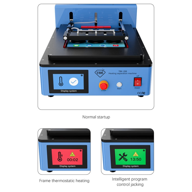 TBK 288L Máquina Automática Separa Pantalla Bomba Vacío LCD