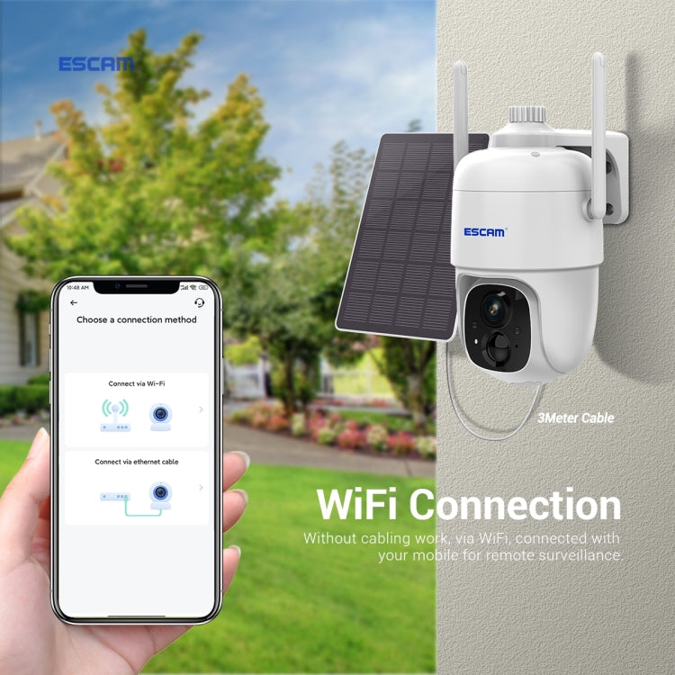 Escam G24 Portero Video WiFi Solar Visión Nocturna