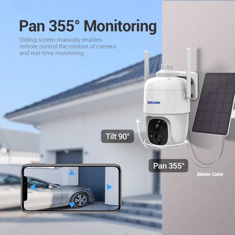 Escam G24 Portero Video WiFi Solar Visión Nocturna