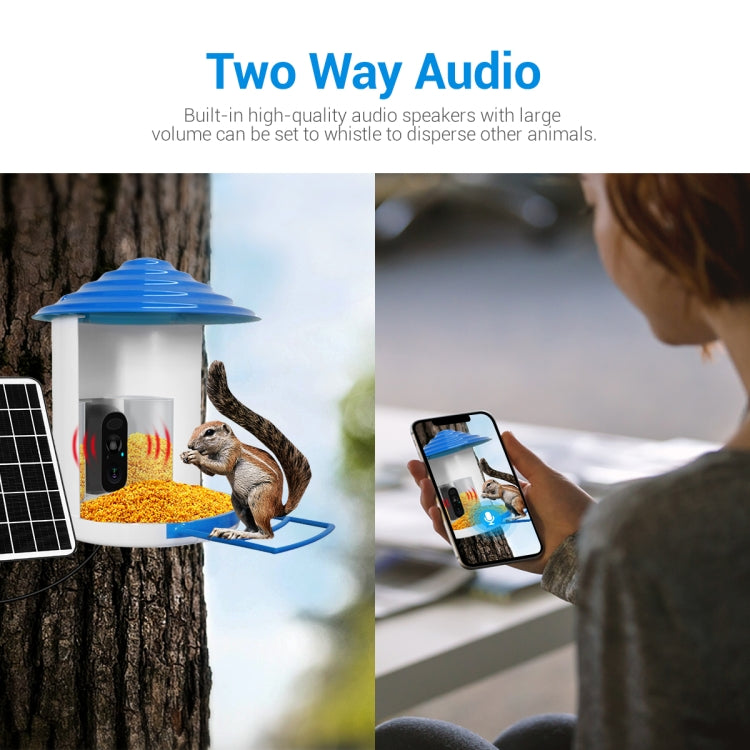 Escam PT389 Cámara De Seguridad 2MP Con AI Reconocimiento De Aves WiFi