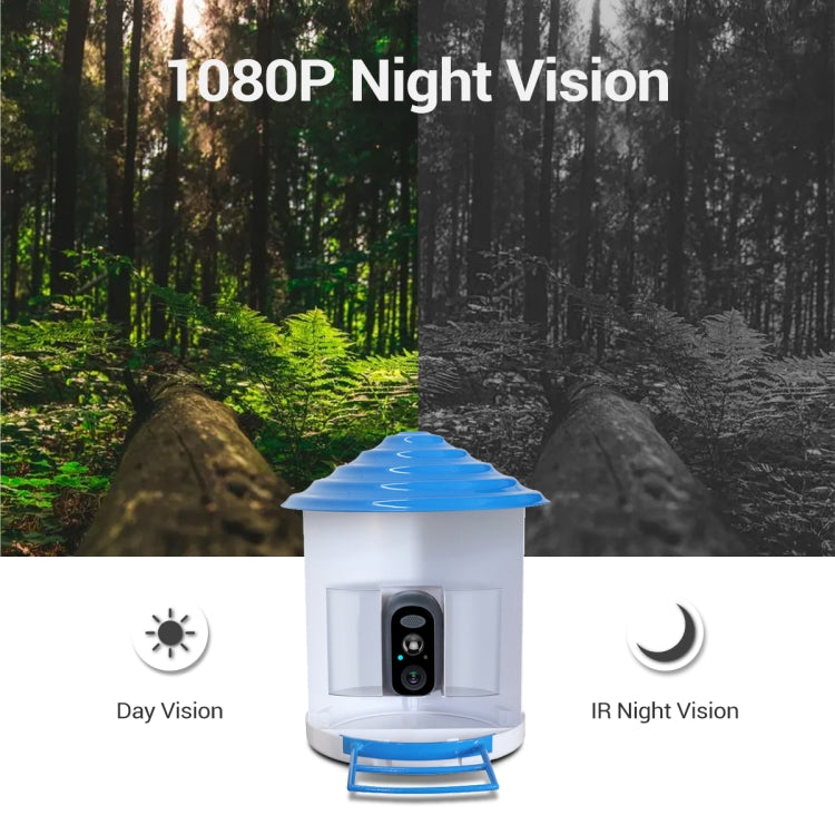Escam PT389 Cámara De Seguridad 2MP Con AI Reconocimiento De Aves WiFi