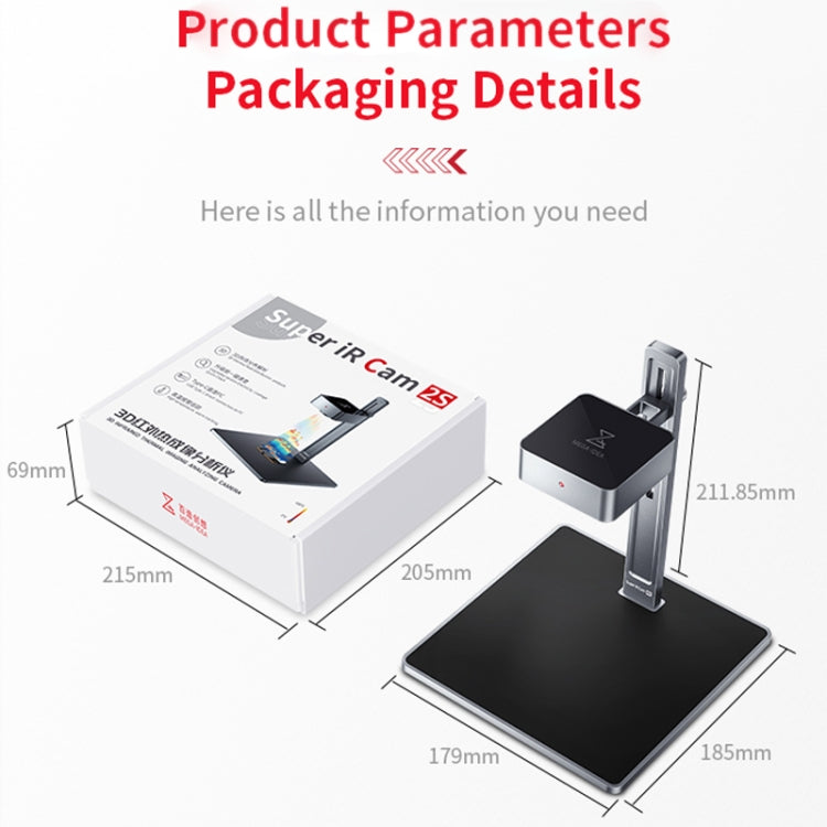 Qianli MEGA-IDEA Super IR Cam 2S 3D Cámara Térmica Analítica