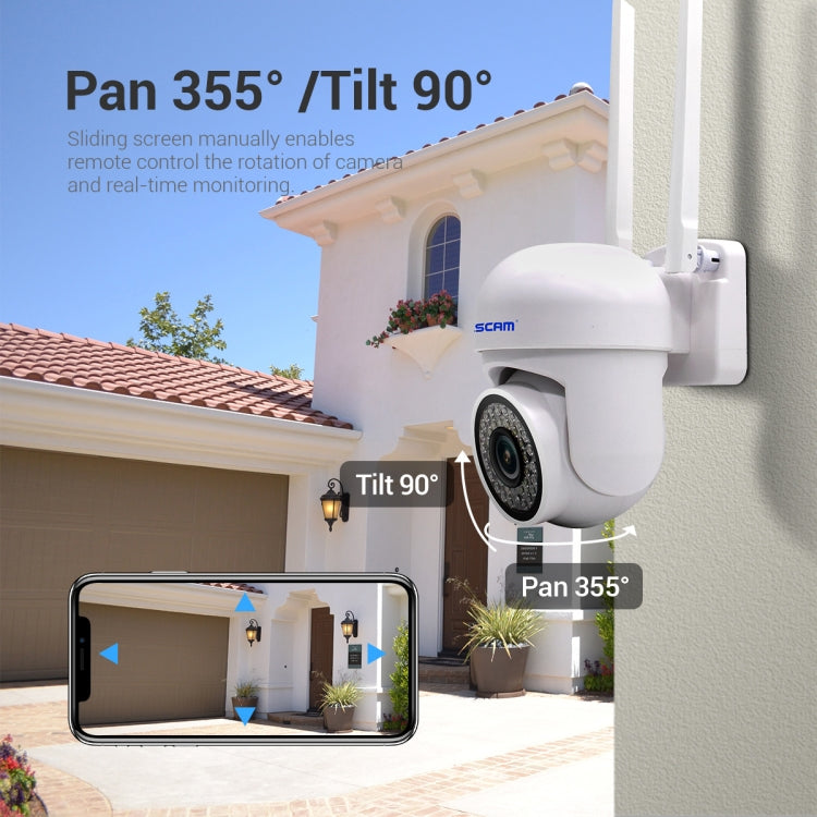 Escam PVR007 Camara de Seguridad Visión Nocturna Color WiFi