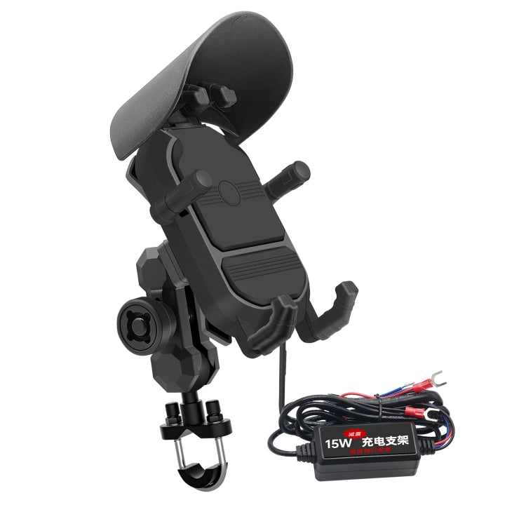 WUPP CS-1848B2 Soporte de Teléfono para Motocicleta 15W