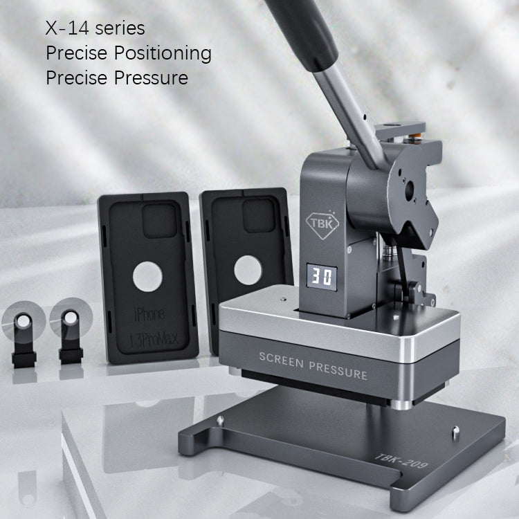 TBK TBK-209 Máquina De Sellado De Presión Pantalla Sello Impermeable 40 Kg