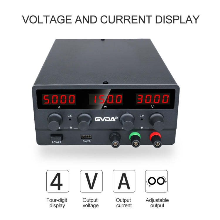 GVDA SPS-H605 Regulador De Voltaje Ajustable Con Pantalla