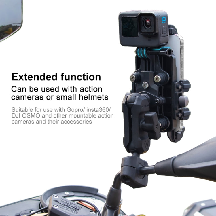 MOTOSLG Cangrejo Soporte Teléfono Motocicleta 360 Grados