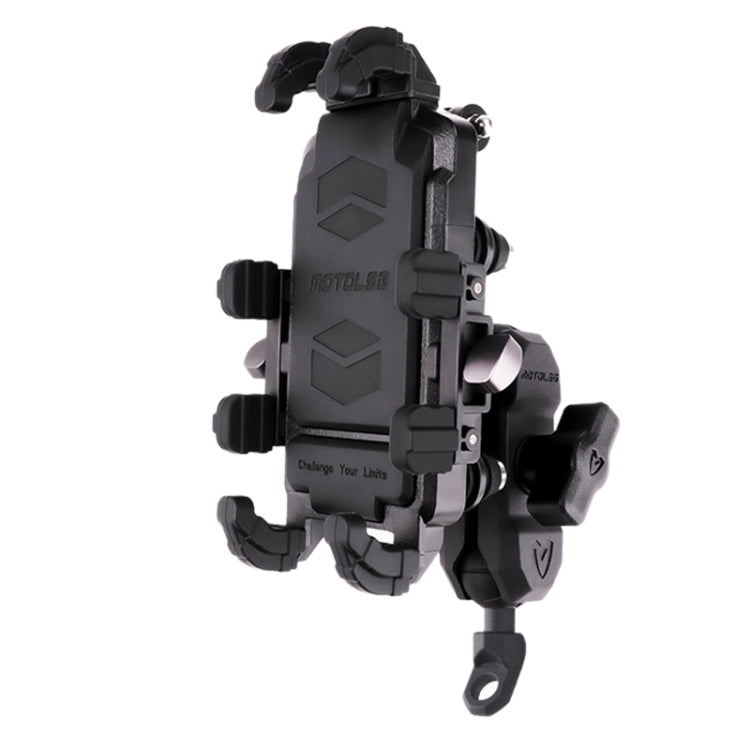 MOTOSLG Cangrejo Soporte Teléfono Motocicleta 360 Grados