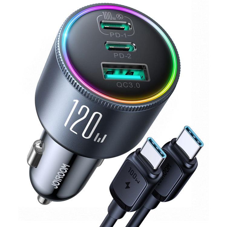 Joyroom JR-CCN07 Cargador de Coche 120W Dual PD+QC3.0