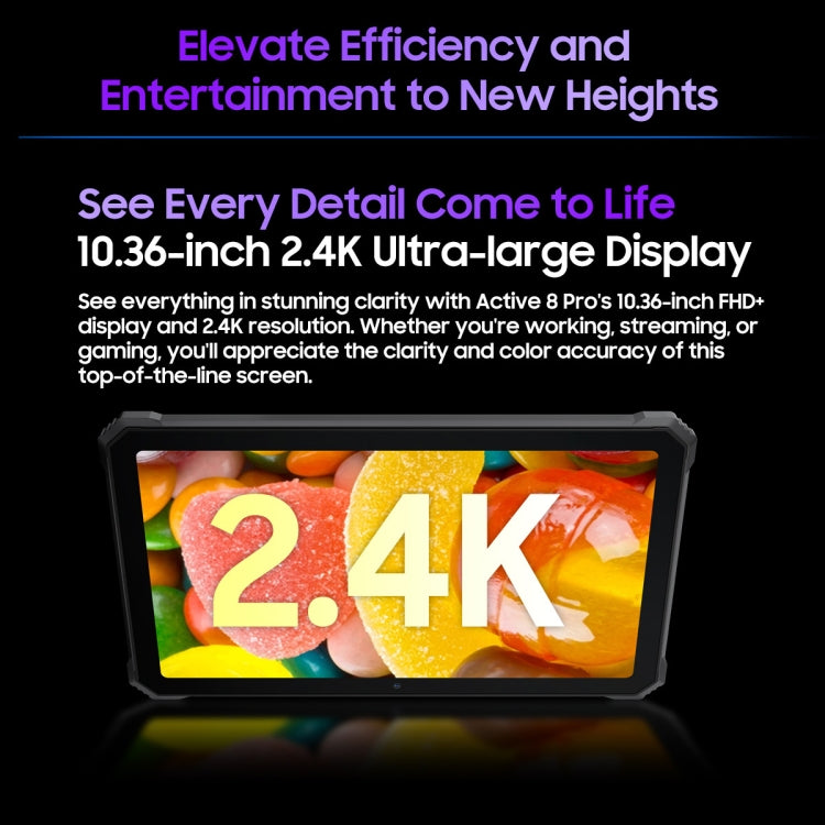 Blackview Active 8 Pro Tableta 8GB+256GB Resistente 4G Android 13 by Blackview