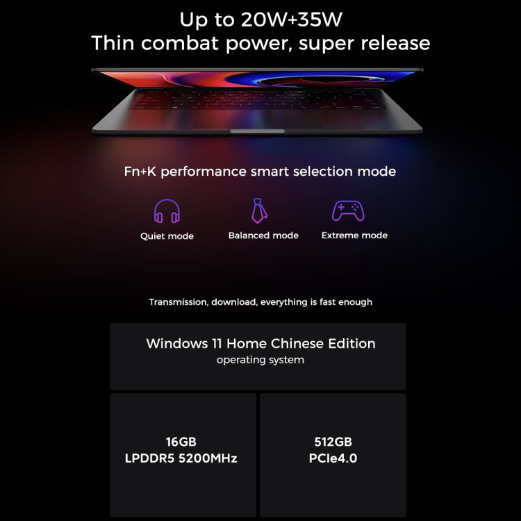 Xiaomi RedmiBook Pro 14 Portátil 16GB+512GB I7-12650H by Xiaomi
