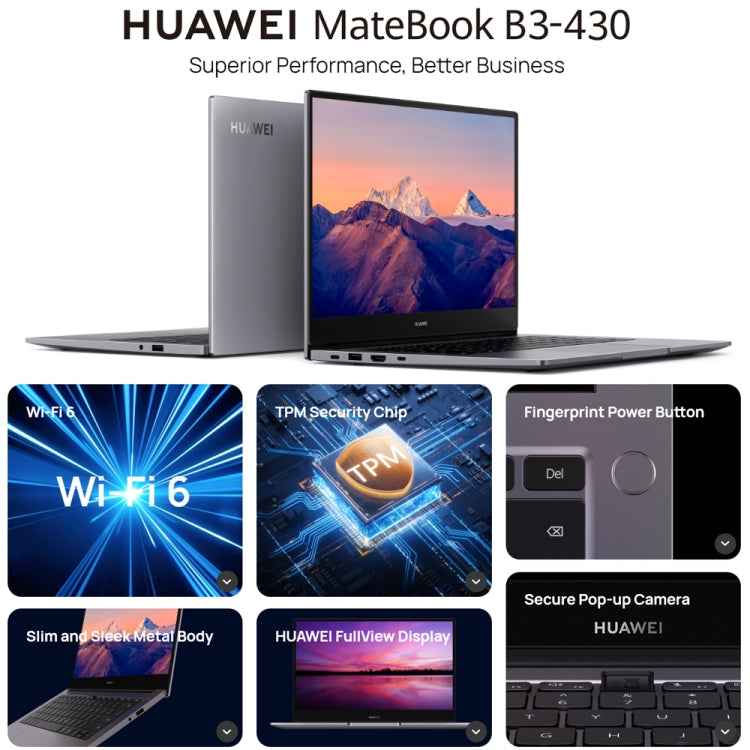 HUAWEI MateBook B3-430 14 Pulgadas i5-1240P 8GB+512GB Windows 11